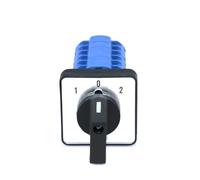 SZW26/LW26-20 64/48mm Panel 20A 660V 6 Poles ON-OFF-ON Reverse Dual Power Rotation Changeover Switch 1pcs(D606.6 1 0 2 64X64mm)