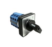 SZW26/LW26-20 660V Ui 20A 1-2 2 Positions 3 Phase 12 Screws Universal Changeover Selector Cam Switch 48X48 mm Panel Mount