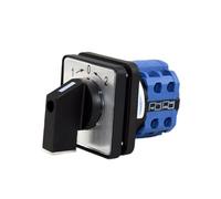 SZW26/LW26-20/B202.2 20A 660V 1-0-2 Two Pole Three Position 64X64 48X48 mm Panel Transfer Momentary Changeover Cam Switch IDGTTLDF(B202.2 1 0 2 48X48mm)