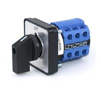 SZW26/LW26-20/C06.3 20A 3 Pole 2 Position 64X64 48X48 Mm Panel Selector Transfer Rotary Cam Universal Switch ON OFF(C06.3 OFF ON 64X64mm)