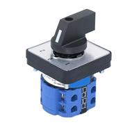 SZW26/LW26-20/D202.2 8 Terminals 3 Positions 1-0-2 Transfer Changeover Cam Switch 64X64 48X48 mm Panel 660V 20A(D202.2 64X64mm)