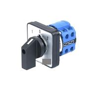 SZW26/LW26-20 Ith 20A Ui 660V 2 Pole 8 Screws 3 Position 64X64mm Panel Transfer ON OFF ON Changeover Cam Switch