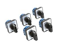 SZW26/LW26-20 OFF-ON ON-OFF-ON 012 01 102 20A 660V 1 Pole Selector Rotary Cam Changeover Switch(C02.1 OFF ON 48X48mm)