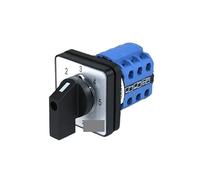 SZW26/LW26-20 Ui 660V 20A 1-2-3-4-5 3 Phase 12 Terminals 5 Position Rotary Cam Switch 48X48 mm Panel