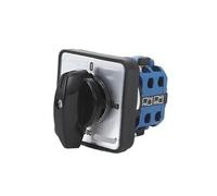 SZW26/LW26-20 YH2.2 20A Poles 8 Terminals 0-UAB-UBC-UCA Conversion Selector Rotary Cam Switch 1Pcs(20A YH2.2 48X48mm)