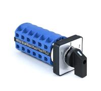 SZW26/LW26-25 3 Positions 6 Phase 24 Terminals 660V 25A 48x48Mm Panel Rotary Changeover Cam Switch 1Pcs