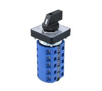 SZW26/LW26-25 5 Phase Electric Rotary Knob Selector Cam Changeover Switch 3 Positions 20 Terminals 660V 25A 48x48 Mm Panel