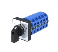 SZW26/LW26-25 5 Phase Electric Rotary Knob Selector Cam Changeover Switch 3 Positions 20 Terminals 660V 25A 48x48 Mm Panel