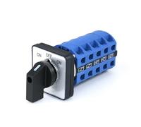 SZW26/LW26-25 5 Phase ON-OFF-ON Rotary Changeover Cam Switch 25A 3 Positions 20 Terminals 660V 25A 48x48Mm Panel IDGTTLDF