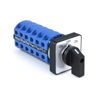 SZW26/LW26-25 LW28 LW39B 25A 660V ON-OFF-ON 6P 48mm Panel Cam Changeover Switch 3 Positions 1Pcs