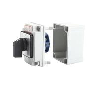 SZW26/LW26-32/D202.2EF 32A 3 Position 2 Phase 1 0 2 Panel Changeover Rotary Knob Cam Switch With Box IDGTTLDF