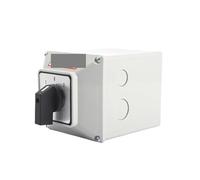 SZW26/LW26-63 63A 1-0-2 3 Position Ploes 12 Screws Cam Rotary Changeover Control Switch With Shell