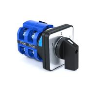 SZW26/LW26-63 63A 3 Position 1-2-3 8 Terminals 2 Poles Ganrator Changeover Cam Rotary Switch 1Pcs