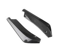 Szwaldaper 1 Pair Carbon Fiber Car Rear Bumper Lip Diffuser Splitters Protection Side Extensions, for BMW, W204 E90 E92, for Benz, for, A4 Car Spoiler Trim(Carbon Fiber)