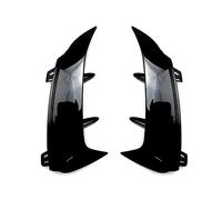 Szwaldaper 1 Pair Glossy Black Rear Bumper Trim Lip Spoiler Stickers Canards Fins W177 A200 A250 A35 AMG 2019 Car Spoiler Trim
