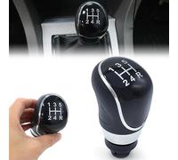 Szwaldaper 1pcs 5 Speed PU Leather Gear Shift Knob, for Ford, for Fiesta MK7 2008-2013, for Focus MK2 FL 2008-2011, for Mondeo MK4 2007-2013 Gear Shift Knob