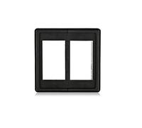 Szwaldaper 2 3 4 6 Way Rocker Switch Panel Housing Holder, for Car Boat Type Auto Parts Switches Housing Holder Marine Switch Panel(2)