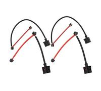 Szwaldaper 2 Pairs 7L5907637 + 7L5907637B Front+Rear Brake Pad Wear Sensor, for Porsche, for CAYENNE, 92A 9PA Brake Alarm Sensing Line Replacement Brake Pad Wear Sensor