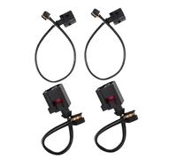 Szwaldaper 2 pairs Front + Rear Brake Pad Sensor 7P0907637A 7P0907637C 95861236550, for VW, for Touareg, 7P5 7P6, for Porsche, for CAYENNE, 92A, for PANAMERA, 970 Brake Pad Wear Sensor