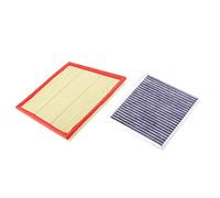 Szwaldaper 2 Pcs Set Air Filter Cabin Filter 1109110XKV08A, for Haval, H9 Model 2015 2016 2017 2.0T Car Accessoris Filter Set Cabin Air Filter(2 pcs Filter)