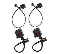 Szwaldaper 2pairs Front + Rear Brake Pad Sensor Replacement 95861236500 95861236550, for VW, for Touareg, 7P5 7P6, for Porsche, for CAYENNE, 92A, for PANAMERA, 970 Brake Pad Wear Sensor