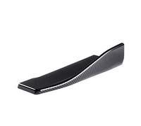 Szwaldaper 2pcs 35cm/48cm Universal Car Side Skirt Rear Bumper Diffuser Spoiler Lip Splitter Winglet Aprons Carbon Fiber, for Benz, for BMW, Car Spoiler Trim(35cm)