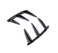 Szwaldaper 2PCS ABS Car Black Rear Bumper Spoiler Canards, for Mercedes-Benz, W176 A200 A250 A260 A45 AMG Replacement Accessories Car Spoiler Trim