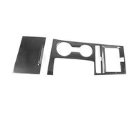 Szwaldaper 2Pcs Car Carbon Fiber Center Console Gear Shift Panel Water Cup Holder Cover Trim Stickers, for Kia, for K5 2020 2021 2022 Gear Shift Panel Trim