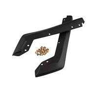 Szwaldaper 2Pcs Car Rear Bumper Lower Corner Valance Covers Splitter Spoilers Apron Corner Valance Black Car Spoiler Trim