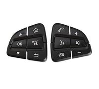 Szwaldaper 2pcs, for Mercedes, for Benz, C Class W205/GLC W253 Control Buttons Switch Car Steering Wheel Control Switch(BLACK Black)