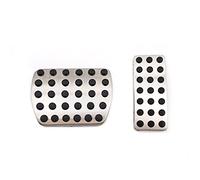 Szwaldaper 2Pcs LHD Car Accessories AT Accelerator Brake Foot Pedal Cover, for Mercedes Benz, for A-Class B-Class CLA-Class GLA-Class GLB-Class 2020 Car Pedal Cover Set