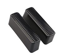 Szwaldaper 2pcs Set Car Under, for Seat, Outlet Heater Floor Air Duct Vent Grille Air Conditioning Cover, for Toyota, C-HR CHR 2016 2017 2018 2019 Floor Air Vent Cover