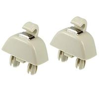 Szwaldaper 2pcs Sun Visor Support Clip Retainer 4F0857561 6R0857561Y20 Beige Sun Visor Clip Replacement(Beige)
