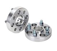 Szwaldaper 2Pieces PCD 4x100 ID=OD=56.1mm Car Aluminum Wheel Spacer Adapter 15/20/25/30mm Flange 4lug, for JAZZ, for MINI Wheel Spacer For Vehicle Stability(Black 2PCS 40MM SILVER)