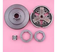 Szwaldaper 3/8" 325" 7T Sprocket Rim Clutch Drum Needle Bearing Kit 3800 38cc Chainsaw Parts Clutch Kit
