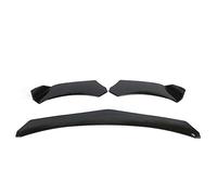Szwaldaper 3Pcs Universal Front Bumper Lip Spoiler Splitter Protector Guard Body Trim Adjustable Angle 3-Stage Car Spoiler Trim