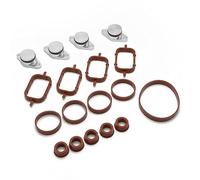Szwaldaper 4 x 22mm Aluminium Swirl Flap Removal Repair Kit W Gaskets, for, E46 E39 E90 E60 E61 Intake Manifold TKYD821A Intake Gasket