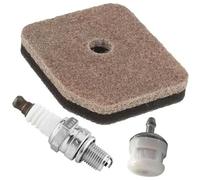 Szwaldaper 4237 120 1800 Air Filter Cleaner Replaces, for, HS81R HS81RC HS81T HS81TC HS86R HS86T 81R 81RC 81T 81TC HS86R 86T with Spark Plug Lawn Mower Air Filter