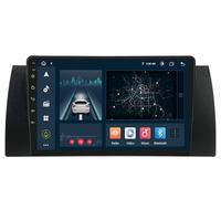 Szwaldaper 4G Android 10 Car Radio Multimedia Video Player, for BMW, 5 E39 E53 X5 1995-2001 2002 2003 2004 2005 2006 Navigation GPS 2 Din Car Multimedia System(8P AHDC1)