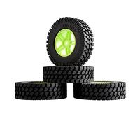 Szwaldaper 4p ABS Wheel 1.9inch Rubber 98mm Tires, for HSP, 1:10 Climbing Car RC 905-T133 Rc Car Tyres(905G-T133)