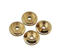 Szwaldaper 4Pcs Brass Internal Counterweight Spring Retainers Shock Cups 1/10, for Traxxas, TRX4 TRX6 RC Crawler Car Replacement Toy Car Balancing Weight