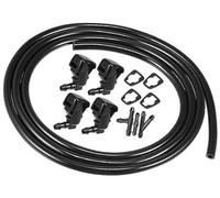 Szwaldaper 4pcs Car Front Windshield Washer Nozzles 8L8Z17603AA with 1 Meter Hose, for Ford, for Edge 2.0T Escape Kuga Windshield Washer Nozzle