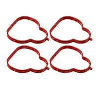 Szwaldaper 4Pcs Intake Manifold Gasket Red ZJ0113111 13191600, for Mazda, 2 De Dh 3 Zj Ve Zy 46 Z6 Ajusa Intake Gasket