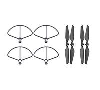 Szwaldaper 4pcs Propellers Drone Propeller Protector Bumper Guard Protection Ring Props Blades Quadcopter RC Accessories FIMI X8SE Drone Propeller Guard Frame(Ring and propellers)