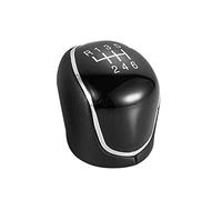 Szwaldaper 5 6 Speed Car LeatherShift Knob Shifter Handball Thread Short Auto Accessories, for Ford, for Mondeo 4 Mk4, for Kuga, for Focus Mk2 S-Max C Gear Shift Knob(6 Speed)