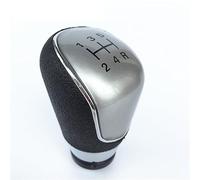 Szwaldaper 5/6 Speed Manual Car Gear Shift Knob Gaiter Boot Cover Case, for Ford, for Focus 2 MK2 FL MK3 MK4, for Fiesta MK7, for KUGA, for Galaxy C-max B-max Gear Shift Knob(5-Speed Silver)