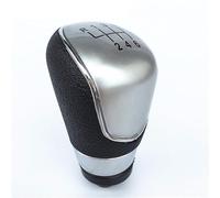 Szwaldaper 5/6 Speed Manual Car Gear Shift Knob Gaiter Boot Cover Case, for Ford, for Focus 2 MK2 FL MK3 MK4, for Fiesta MK7, for KUGA, for Galaxy C-max B-max Gear Shift Knob(6-Speed Silver)