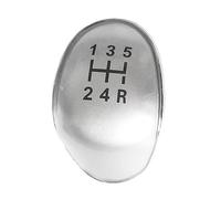 Szwaldaper 5/6 Speed Manual Car Styling Gear Shift Knob Gaiter Boot Case, for Ford, for Focus 2 MK2 FL MK3 MK4, for Fiesta MK7, for KUGA, for Galaxy C-max B-max Gear Shift Knob(5 Speed Silver)