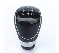 Szwaldaper 5/6 Speed Manual Gear Shift Knob, for Ford, for Focus, 2 MK2 FL MK3 MK4 MK7, for Mondeo, for Fiesta, for Galaxy, for KUGA X-MAX Lever Gaiter Boot Cover Gear Shift Knob(5-Speed Black)