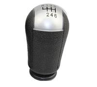 Szwaldaper 5/6 Speed Manual Gear Shift Knob Shifter Lever Handle Stick, for Ford, for Focus C-Max 2003 2004 2005 2006 Gear Shift Knob(6 Speed Silver knob)